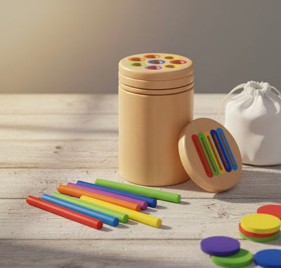 Jouet d'apprentissage en bois (2-5ans)